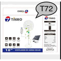 TINMO 18 Inches Rechargeable Standing Fan + 12 Months Warranty + Solar Panel & 2 Bulbs