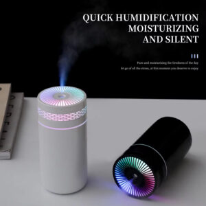 250ML Car Air Humidifier Portable Mini Spray Mist Humidifier With LED Light USB Powered Essential Oil Difffor Bedroom And Travel