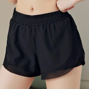 Mesh Shorts, Sports And Fitness Shorts With Built-in Pockets, Yoga Shorts For Women Perfect For Jogging Hiking Working Out And Outdoor Activities