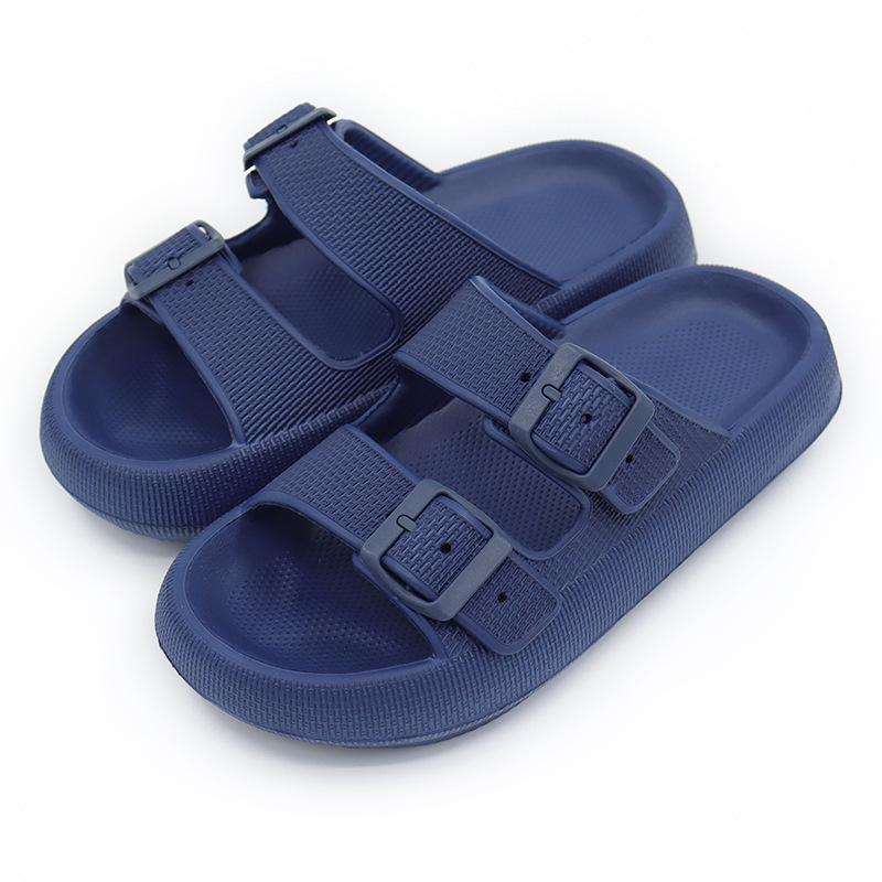 Platform Slippers Women's Summer Buckle Home Shoes Fashion Outdoor Wear Soft Bottom Sandals - Image 9