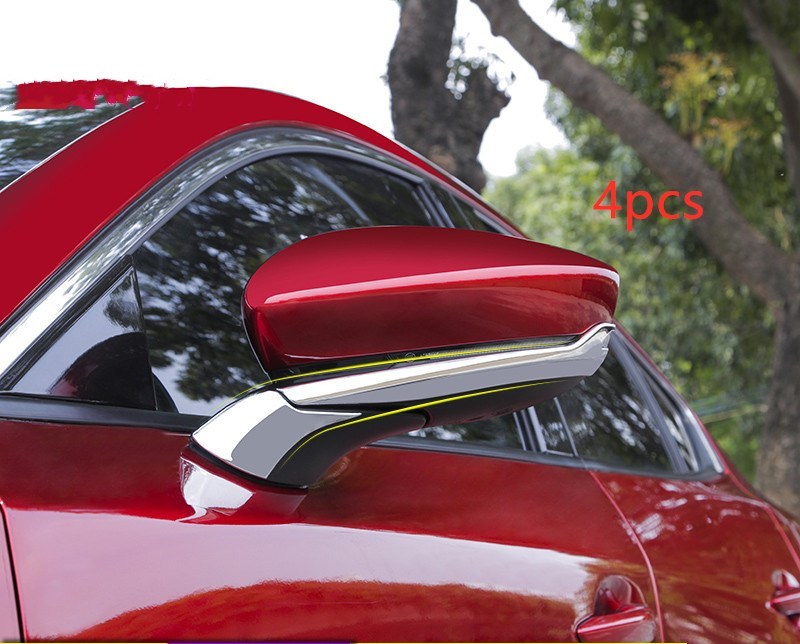 Mazda 3 Angkesila rearview mirror modified rear view mirror decorative bright strips - Image 8