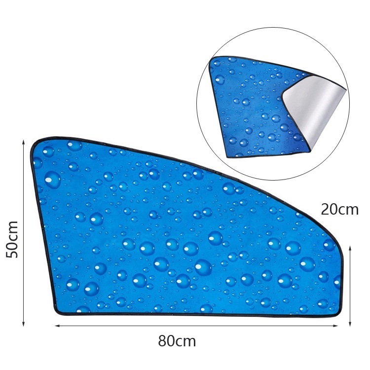 Single Layer Sunscreen Retractable Magnetic Car Curtain - Image 3