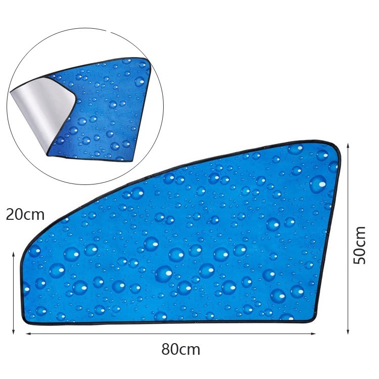 Single Layer Sunscreen Retractable Magnetic Car Curtain - Image 2