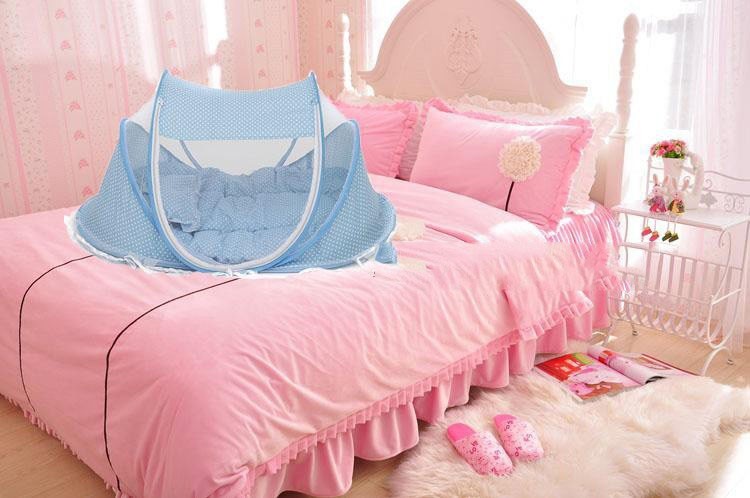 Foldable Baby Bed Net With Pillow Net 2pieces Set - Image 6