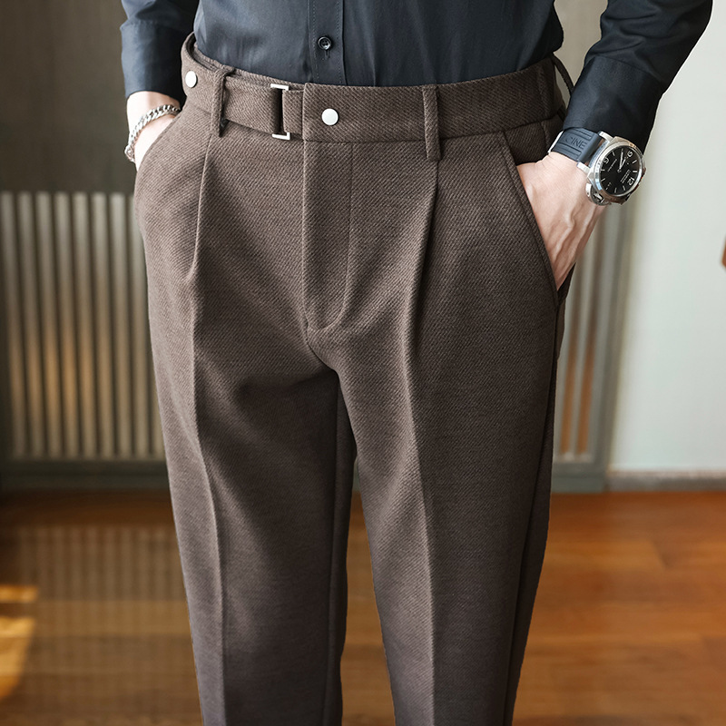 Suit Pants New Men's Thickened Casual Suit Pants - Image 7
