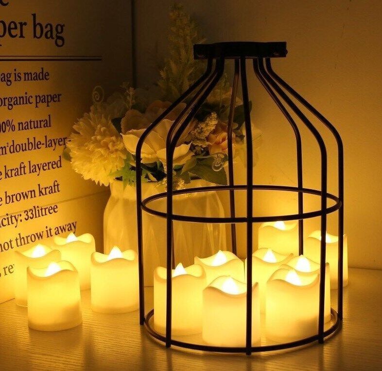 24PCS Led Tea Lights Candles LED FLAMELESS Battery Operated Wedding Party UK - Image 9