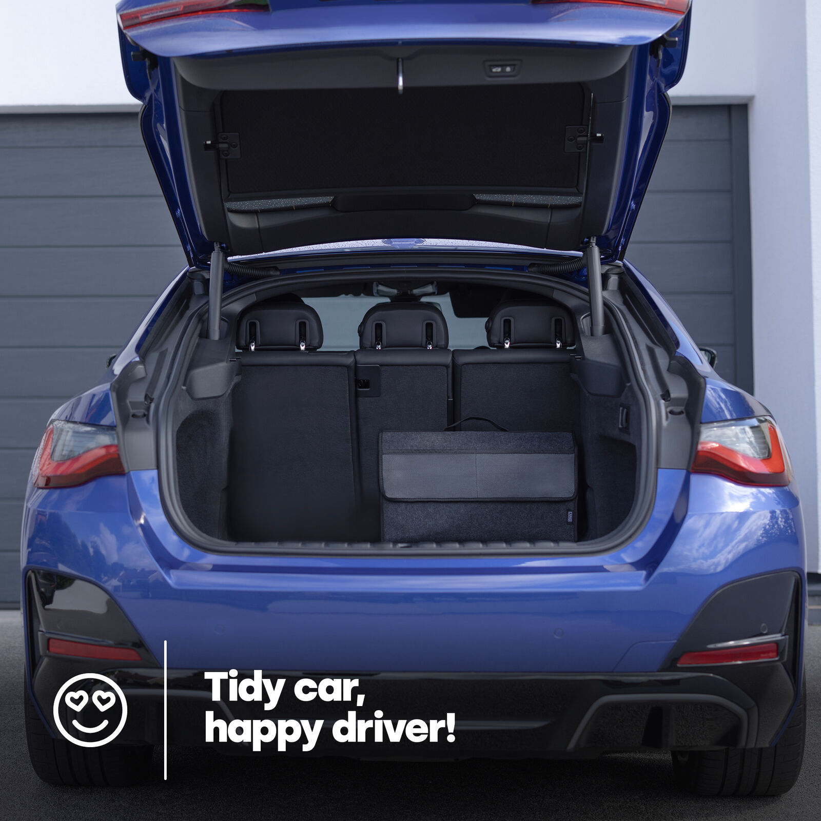 Portable Car Storage Box Foldable Car Trunk Storage Bag Storage Organizer Bag UK - Image 3