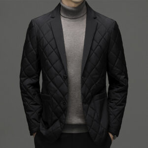 Winter Clothing Down Jacket Men's Lapel Thick Warm Jacket
