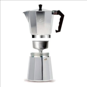 Colombian Manual Silver Italian Coffee Maker 150ml
