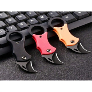 F1 Red Ink Orange Knife Three-piece Set