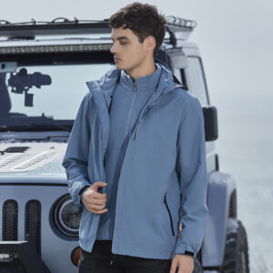 Three-in-one Removable Two-piece Thickened Waterproof Breathable Mountaineering Suit