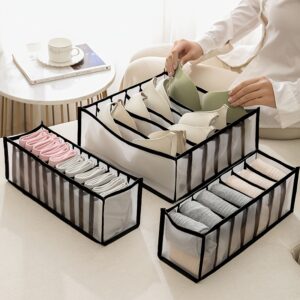 Household Underwear Storage Box, Underwear Storage Artifact Sub-format Storage Grid, Socks, Underwear Sorting Box Mesh, Can Be Used For Underwear, Socks, Tie Sorting And Storage