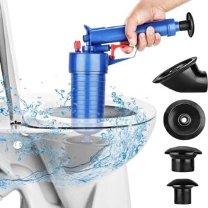 4in1 Toilet Plunger Drain Buster Vacuum Plunger Drain Unblocker For Sink&Toilet