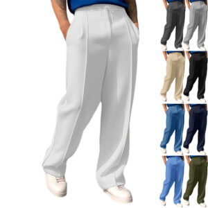 Men's Casual Drawstring Loose Track Pants
