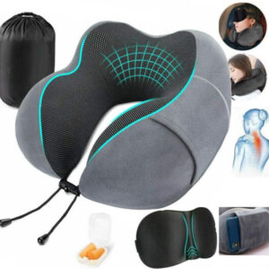 Memory Foam U Shaped Travel Pillow Neck Support Soft Head Rest Car Plane Cushion