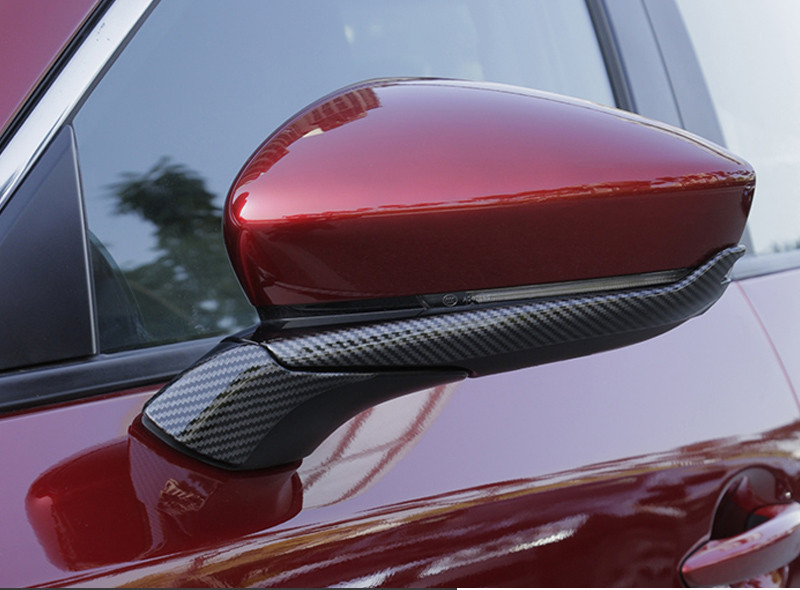 Mazda 3 Angkesila rearview mirror modified rear view mirror decorative bright strips - Image 2