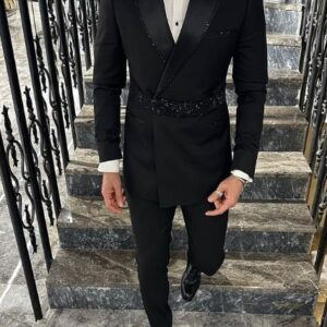 Men's Hot Diamond Embellished Suit