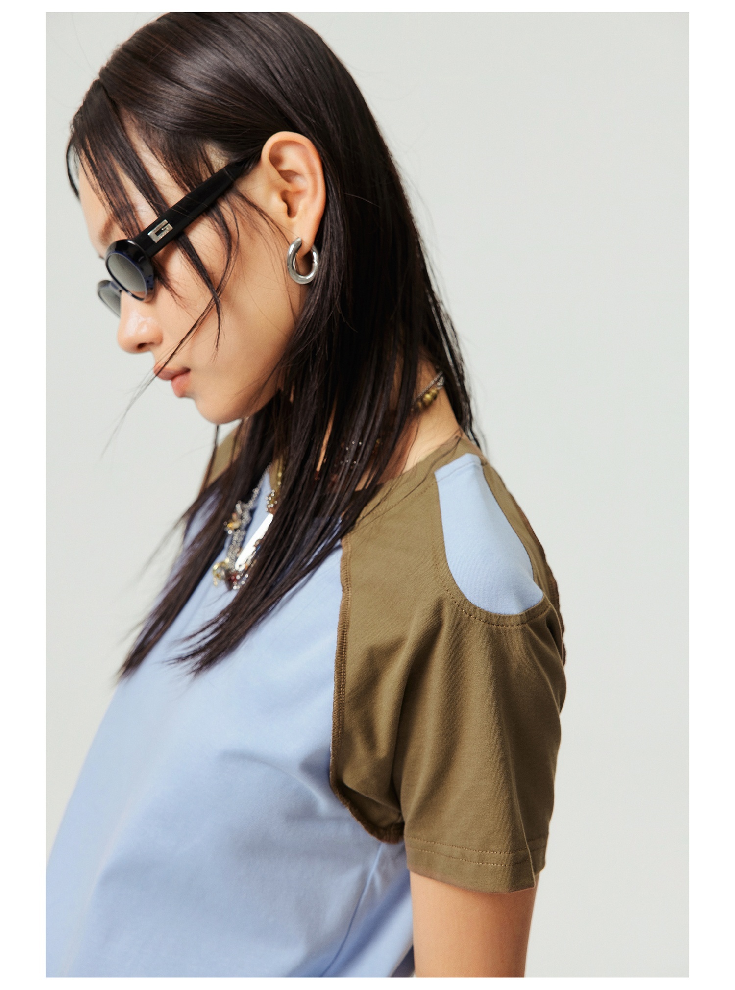 Heavy Round Neck Cultural T-shirt Advertising Shirt - Image 4