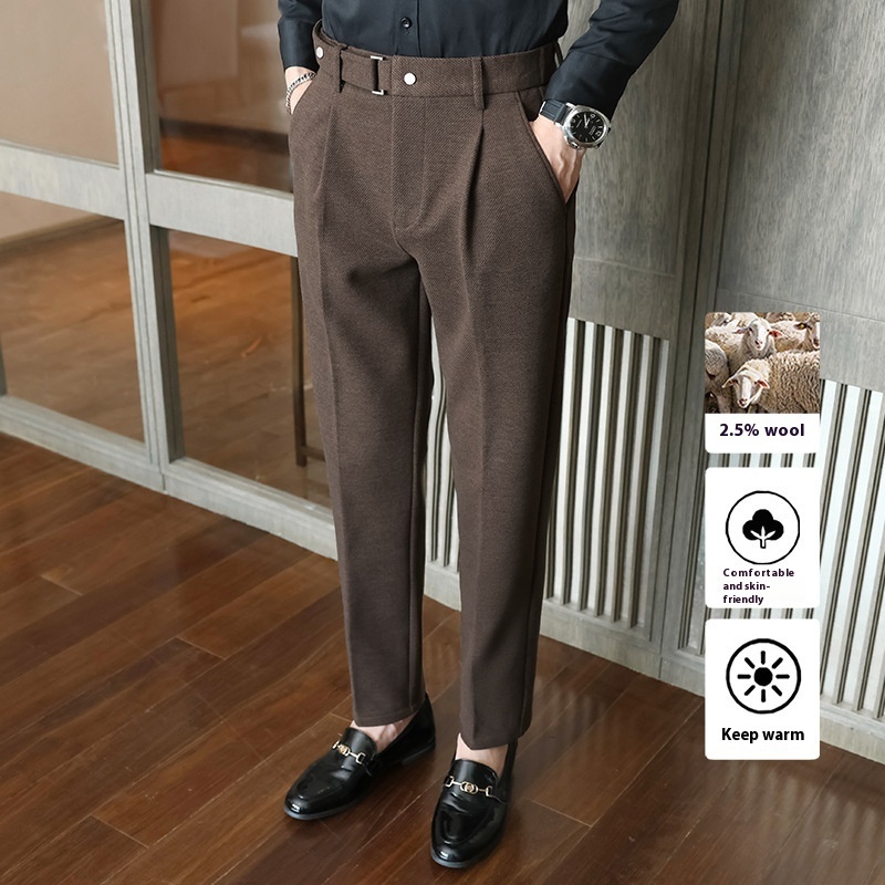 Suit Pants New Men's Thickened Casual Suit Pants - Image 2