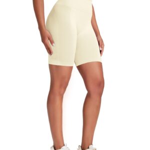 Workout Shorts For Women, Seamless High Waist Tummy Control Biker Gym Yoga Butt Lifting Athletic