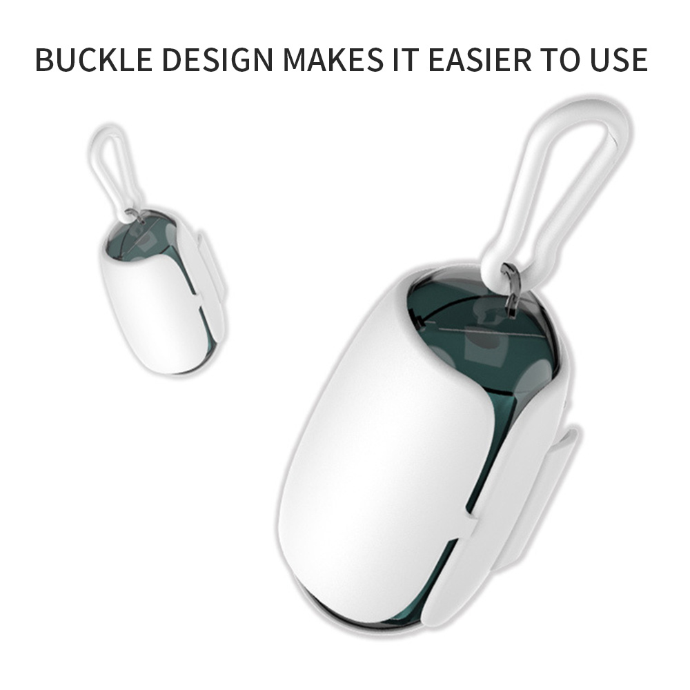 Dog Poop Bag Holder And Dispenser With Leash Attachment Pet Supplies Space Capsule Outdoor Biodegradable Dog Poop Bags Dispenser Attachable To The Leash Dog Accessories - Image 2