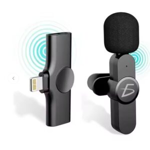 Portable Wireless Collar Clip Microphone