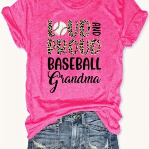 English Letters - Printed Round Neck Vest - Casual And Loose - Daily Wear - Women's Clothing