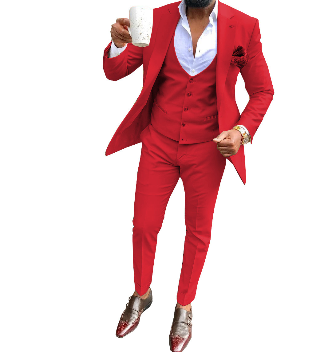 Men's Three-piece Casual Business Suit - Image 9