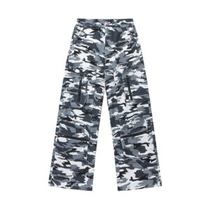 Retro Overalls Men's And Women's Outdoor Camouflage Casual Loose Straight