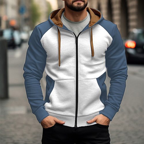 Simple Trendy Casual Loose-fitting Hoodie Zipper Jacket - Image 5