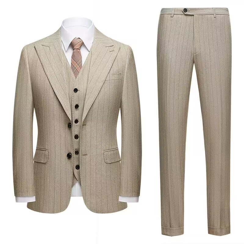 Groom Slim-fitting Suit Three-piece Suit For Men - Image 2