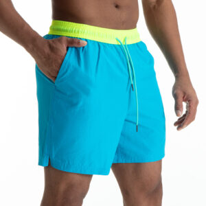 Men's Contrast Color Waterproof Quick-dry Casual Shorts