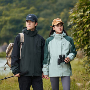 Breathable Mountaineering Suit Stitching Trendy Coat