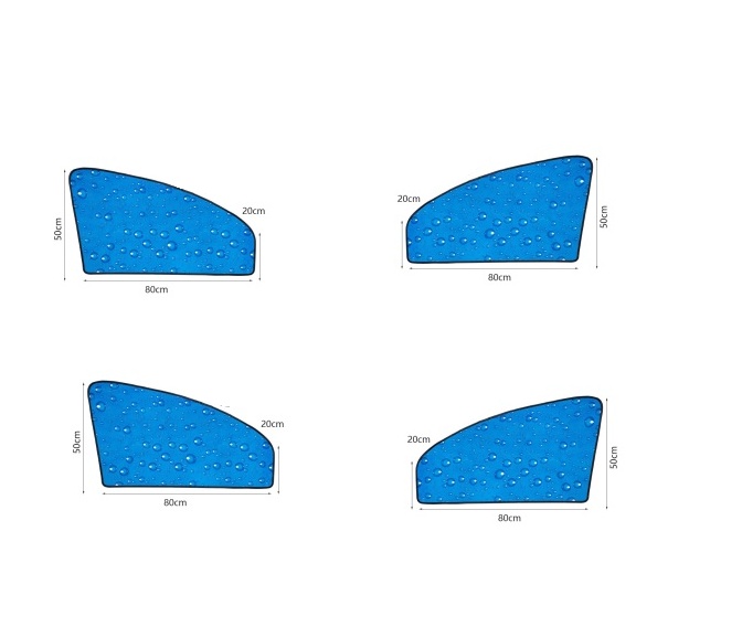 Single Layer Sunscreen Retractable Magnetic Car Curtain - Image 6