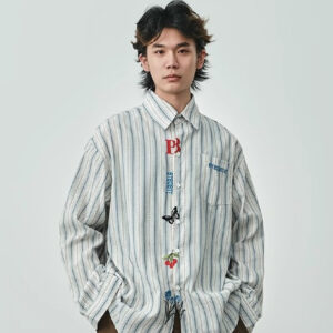 Fashion Retro Plaid Long Sleeve Shirt Men's Shirt