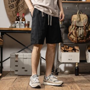 Summer Moisture Absorption Breathable And Loose Casual Men's Pants