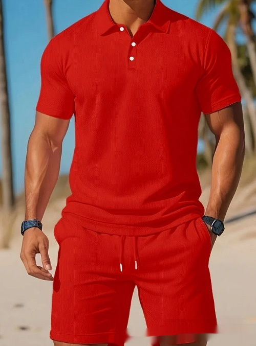 Loose Fashion Fashion Short Sleeve Polo Shirt - Image 3