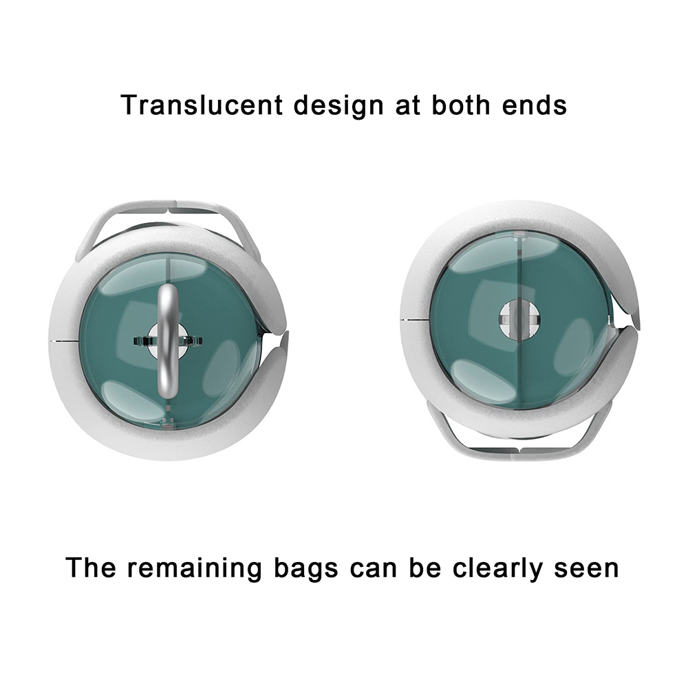 Dog Poop Bag Holder And Dispenser With Leash Attachment Pet Supplies Space Capsule Outdoor Biodegradable Dog Poop Bags Dispenser Attachable To The Leash Dog Accessories - Image 5