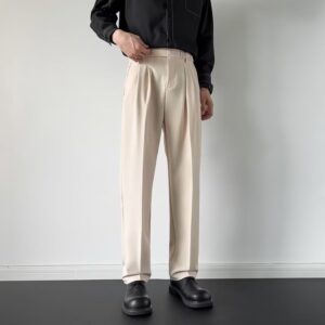 Suit Pants Men's Straight Loose