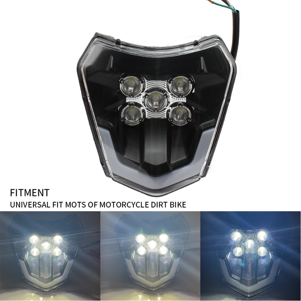 Motorcycle Headlamp LED Daytime Running 5 Lamp - Image 2