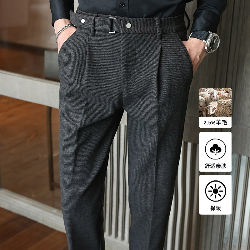 Suit Pants New Men's Thickened Casual Suit Pants - Image 4