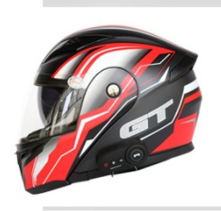 Motorcycle Bluetooth Helmet Motorcycle Helmet Comes with FM - Image 4