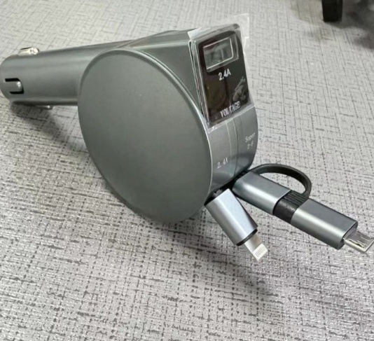 Two Wire Retractable 60 Fast Charging Car Charger - Image 8